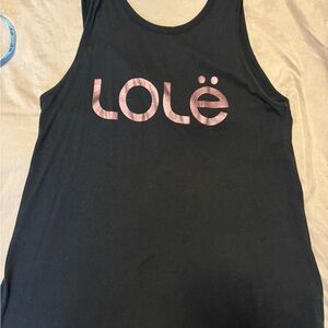 Lolë Black Tank Top EUC